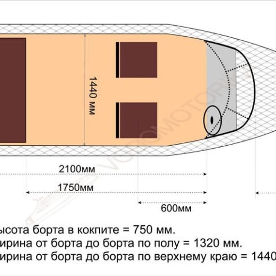 Алюминиевый катер WYATBOAT Wyatboat-460
