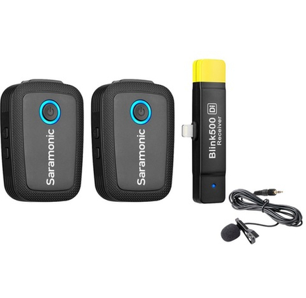 Радиосистема Saramonic Blink500 B4 TX+TX+RXDI приемник + 2 передатчика, разъем Lightning