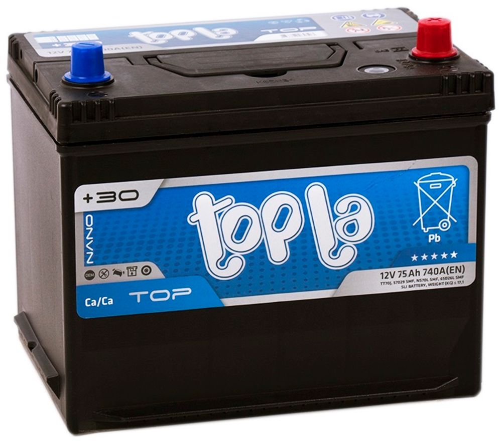 Topla Top Asia 6CT- 75 ( 105D26 ) аккумулятор