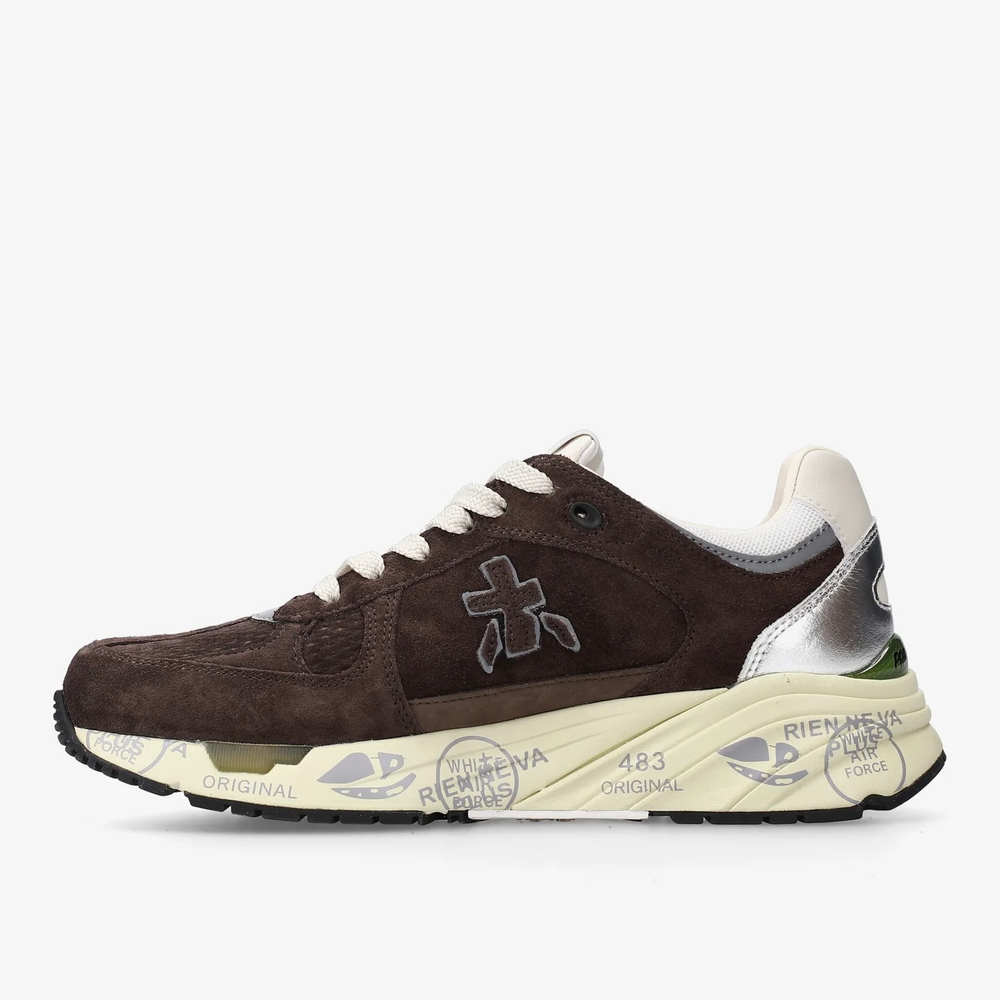 Замшевые кроссовки Premiata Mase-d 7895 на шнуровке