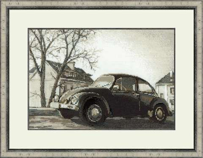 "Старая фотография.Жук"-1177 вышивка