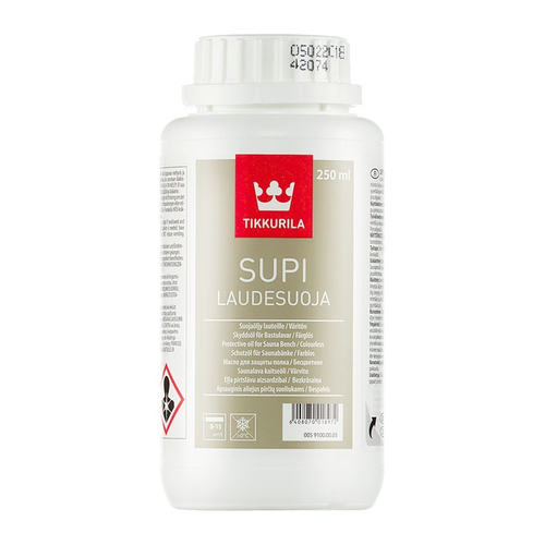 Супи лаудесуоя 0,25л (1/6) лак для полок саун "Тиккурила"
