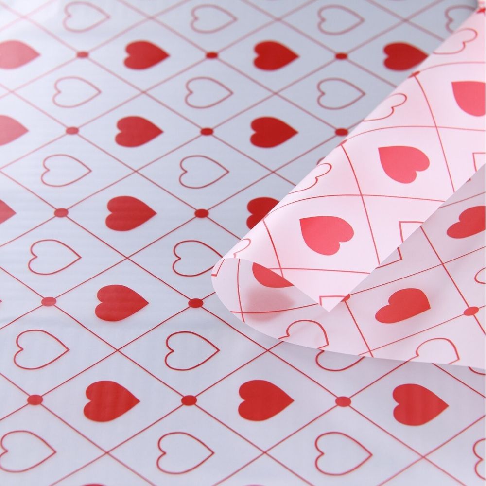 Лист &quot;Любовь&quot; 58*58/20шт КРАСНЫЙ