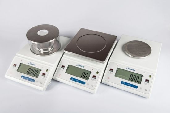 Лабораторные весы DEMCOM DL-313 с гирей