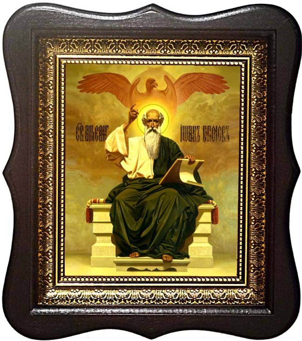 Иоанн Богослов Святой апостол и евангелист. Икона на холсте.