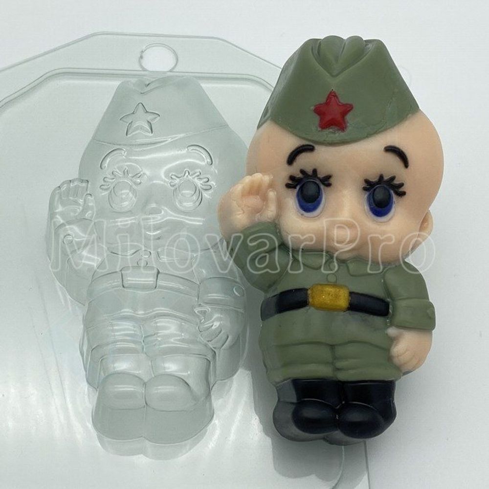 Малыш/Солдат ED, пластиковая форма, 1шт.