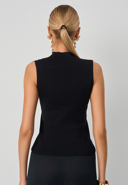 Топ американка черный