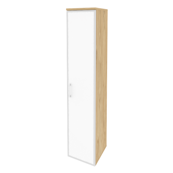 Оникс Шкаф высокий узкий правый O.SU-1.10 R (R) white  400*420*1977