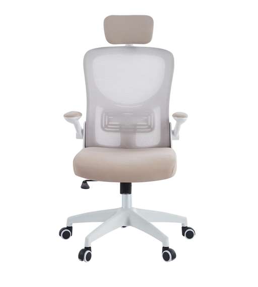 Офисное кресло Chairman CH633 белый пластик, бежевый