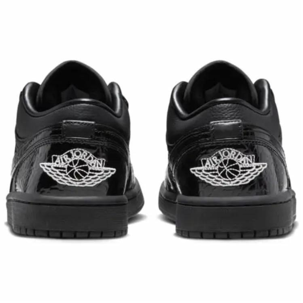 Кроссовки Jordan Air Jordan 1 Low Black Croc (Женская размерная сетка)