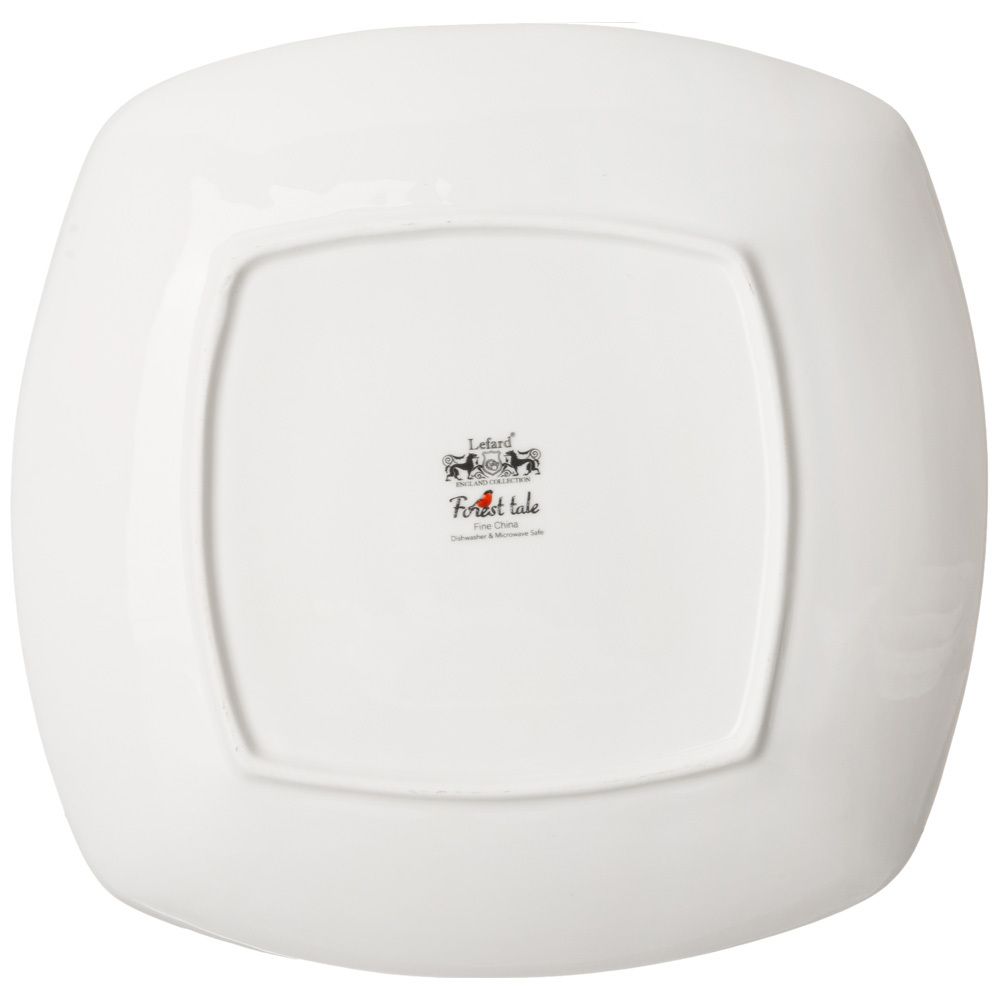 БЛЮДО LEFARD "ЛЕСНАЯ СКАЗКА" КВАДРАТНОЕ 25Х4,2 CM (КОР=12ШТ.)