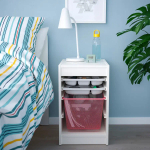 Стеллаж - IKEA TROFAST, 34х44х56 см, белый/красный/серый, ТРУФАСТ ИКЕА