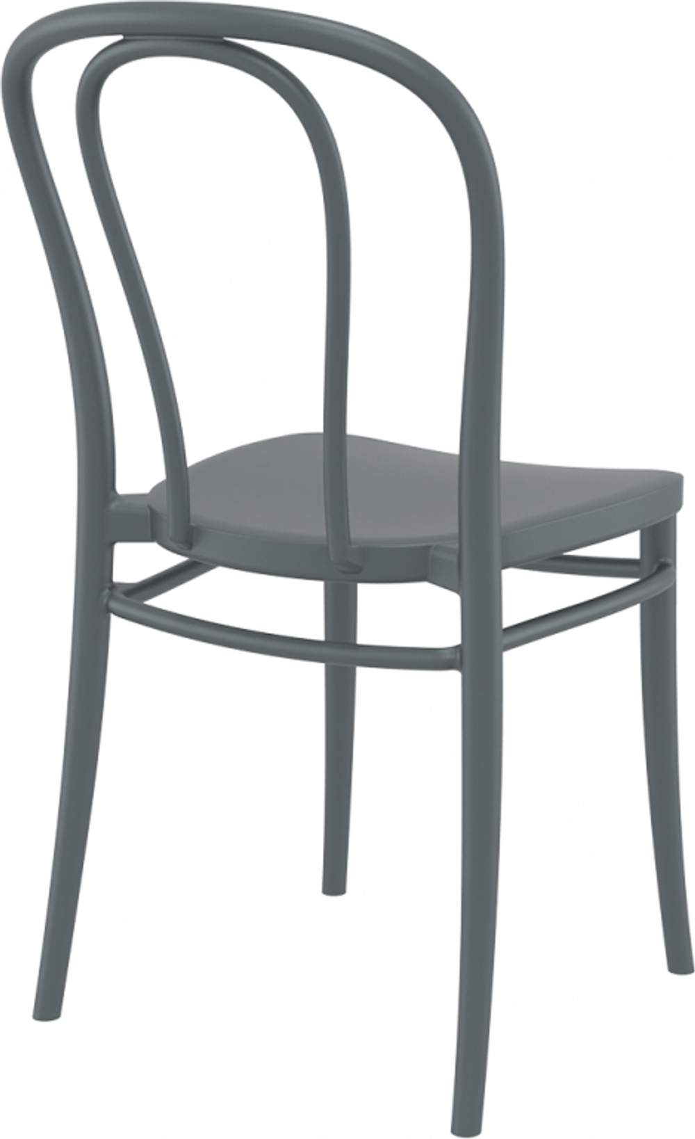 Стул пластиковый Siesta Contract Victor, темно-серый