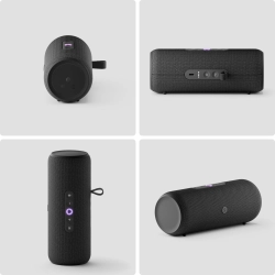 Умная колонка Yandex Стрит Алиса черный 30W 2.0 BT/Wi-Fi 10м 3300mAh (YNDX-00030BLK)