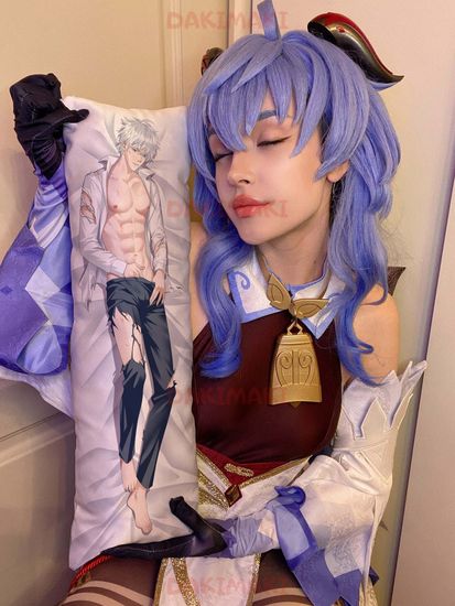 Мини дакимакура Сатору Годжу из Магическая битва арт. M0915, 60х20 см