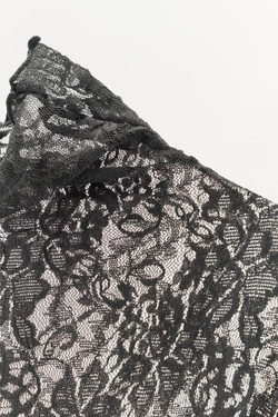 ZARA БОДИ С ЦВЕТОЧНОЙ ВЫШИВКОЙ ИЗ КРУЖЕВА, СЕРЫЙ