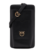 Кожаная сумка для телефона PHONE FOLDER VITELLO MORBIDO Pinko - черный(101773 A0QO)