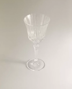 ZARA HOME БОКАЛ ИЗ ХРУСТАЛЬНОГО СТЕКЛА, ПРОЗРАЧНЫЙ