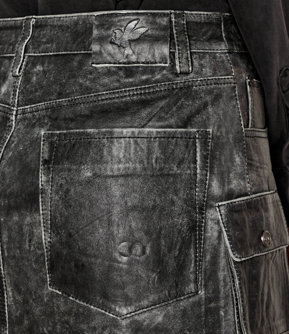 Кожаная юбка SLOANE One Teaspoon - черный(26597)