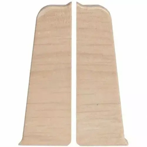 Торцевые заглушки для плинтуса 70 мм Arbiton Indo 04 Дуб Лингбург (пара)