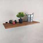 Настенные полки из натурального дерева в стиле Лофт