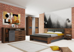 Шкаф 3 дв с обрамлением "Глазго" спальня