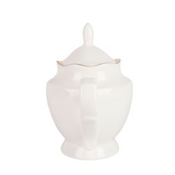 Сахарница " " v=450мл с золотой окантовкой (фарфор) (подарочная упаковка)