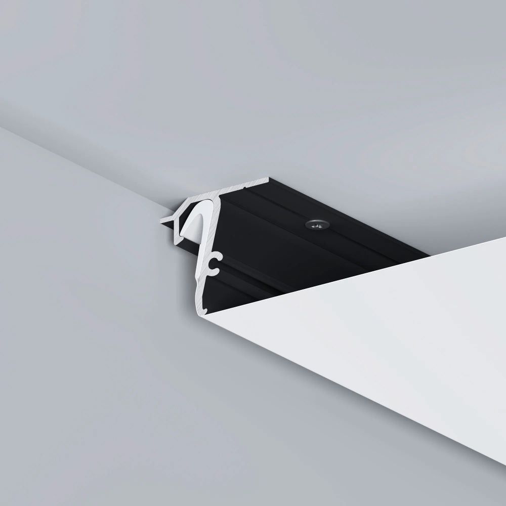 Профиль STRETCH-SHADOW-TECH-CEIL-2000 BLACK (A2-DELTA) (Arlight, Алюминий) 040704