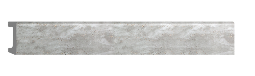 Плинтус напольный Decomaster D234-1629G 58х16х2400мм