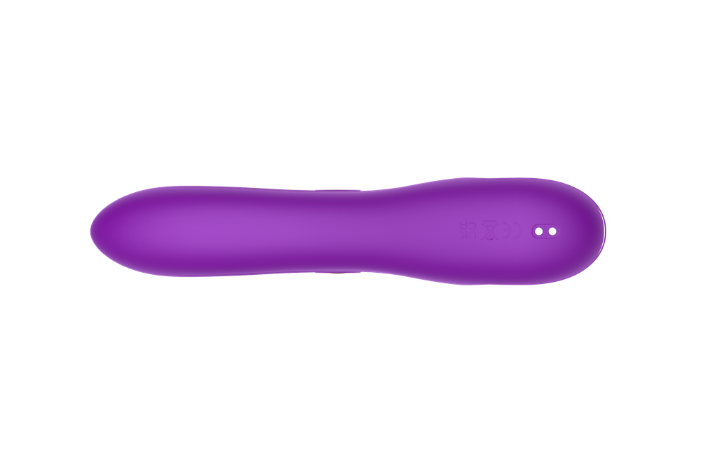 Силиконовый вибратор-кролик с функцией вращения SW3052-purple