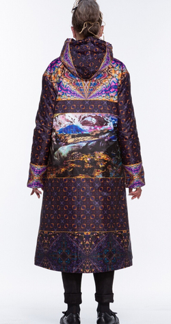 Пальто "Богема", по мотивам живописи Михаила Врубеля