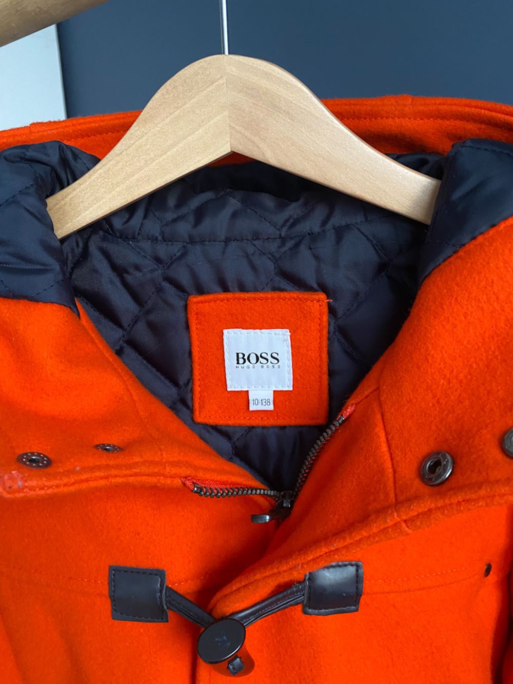 Шерстяное полупальто Hugo Boss, 140