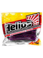 Виброхвост Helios Catcher 3,55"/9 см Black & Pearl 5шт. (HS-2-028)