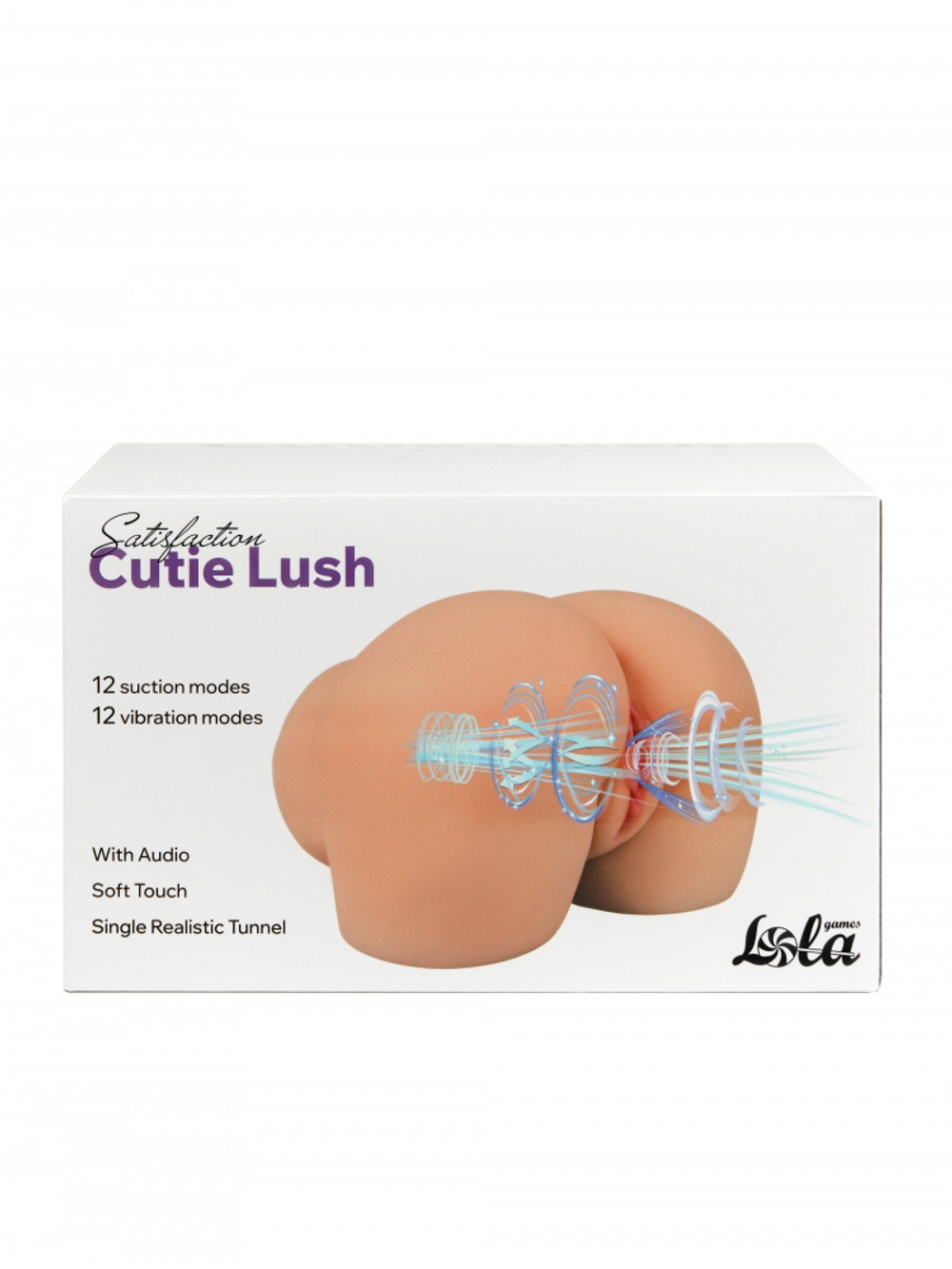 Мастурбатор Cutie Lush с вибрацией и всасыванием