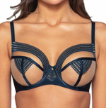Бюстгальтер Louna с чашками на косточках (Размер: 75C) (Цвет: темно-синий)