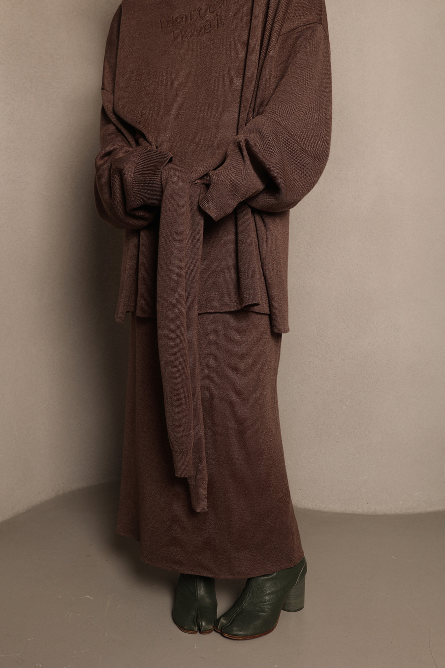 Джемпер с завязками