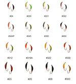 Мормышка вольфрамовая LumiCom СУПЕРБАНАН (покраска), 3,0мм, #343, 10 штук в упаковке