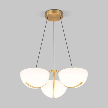 Подвесная люстра 40W 4000K 50083/3 LED золото a069300 Emisfero Eurosvet