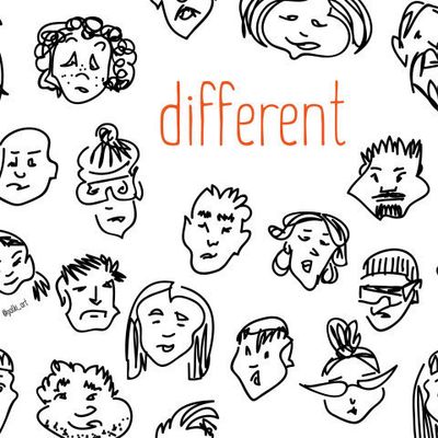Different people