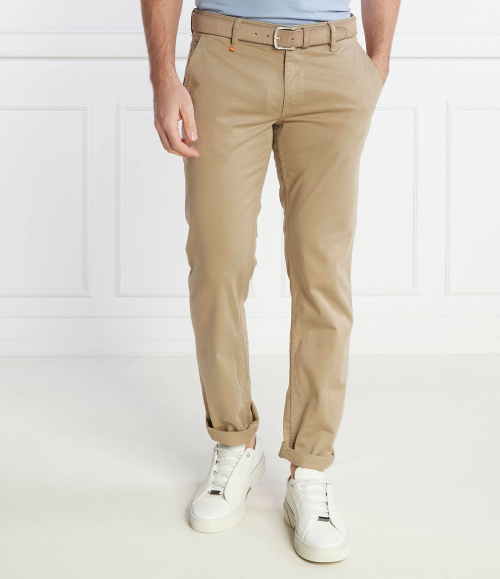 чиносы schino BOSS ORANGE - песочный(50470813)