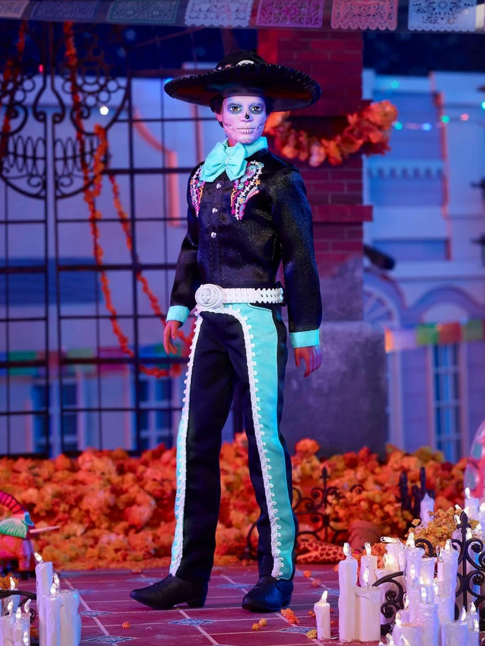 Барби Signature Ken Dia De Muertos HRM73 — коллекционный Кен в стиле Дня мёртвых