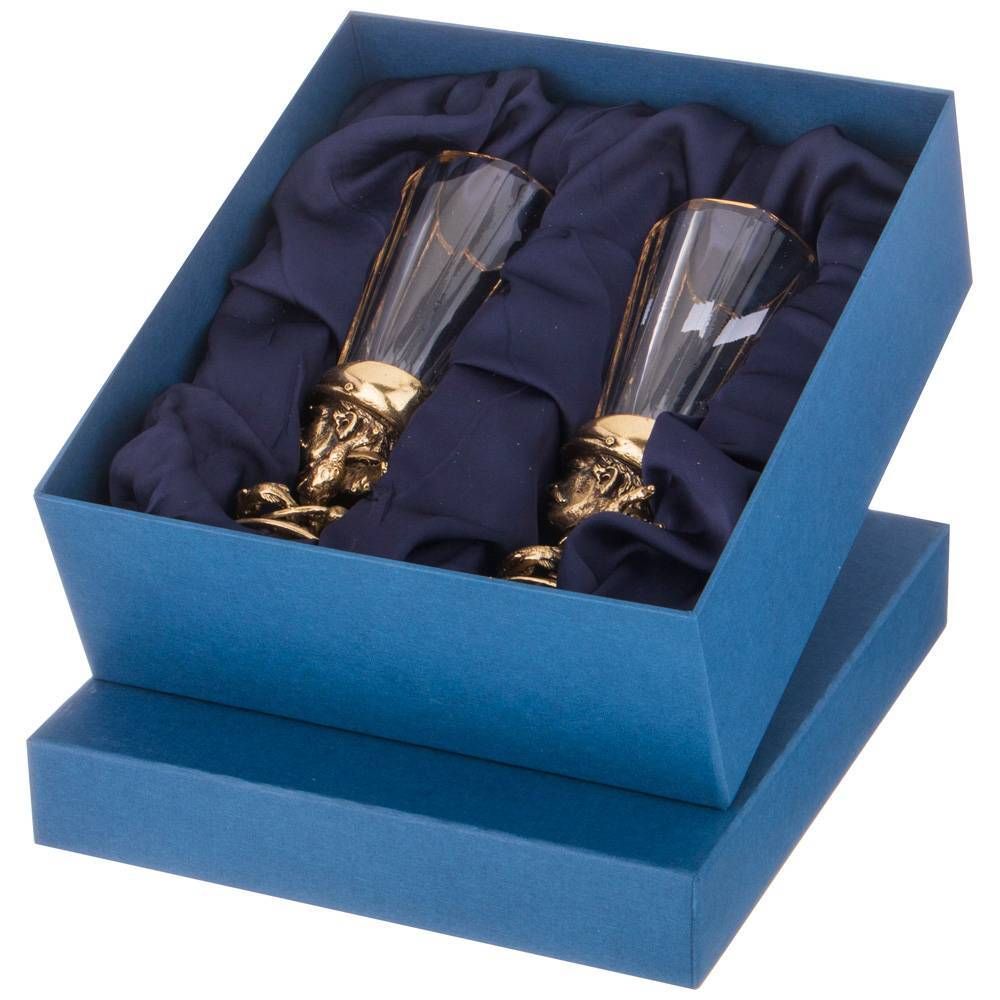 НАБОР ИЗ 2-Х ЛАФИТНИКОВ ДЛЯ ВОДКИ "С ОХОТЫ НА РЫБАЛКУ" 50 МЛ. (КОР=1НАБОР.)