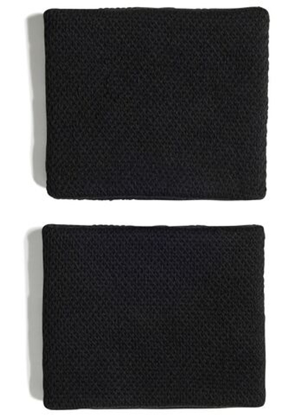 Теннисные напульсники Adidas Wristbands S (OSFM) - Black