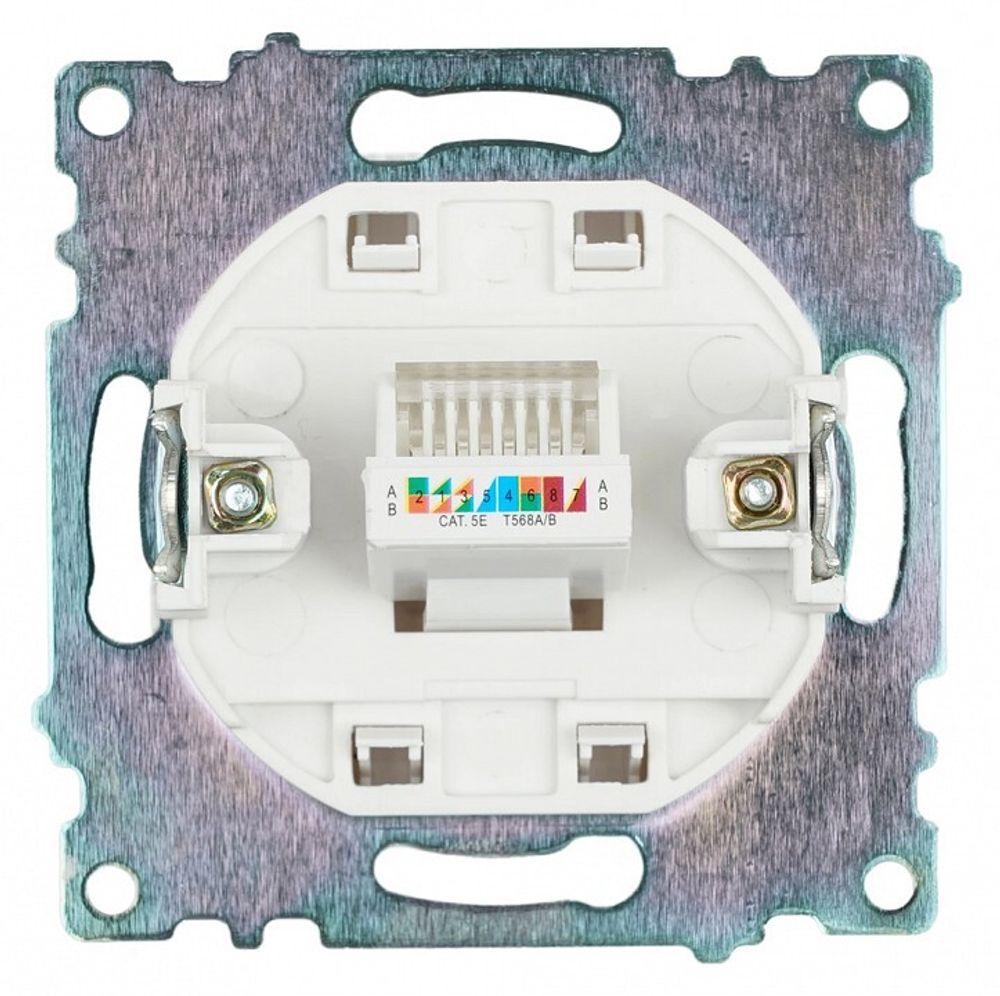 Розетка Ethernet RJ-45 без рамки Stekker Катрин 39305