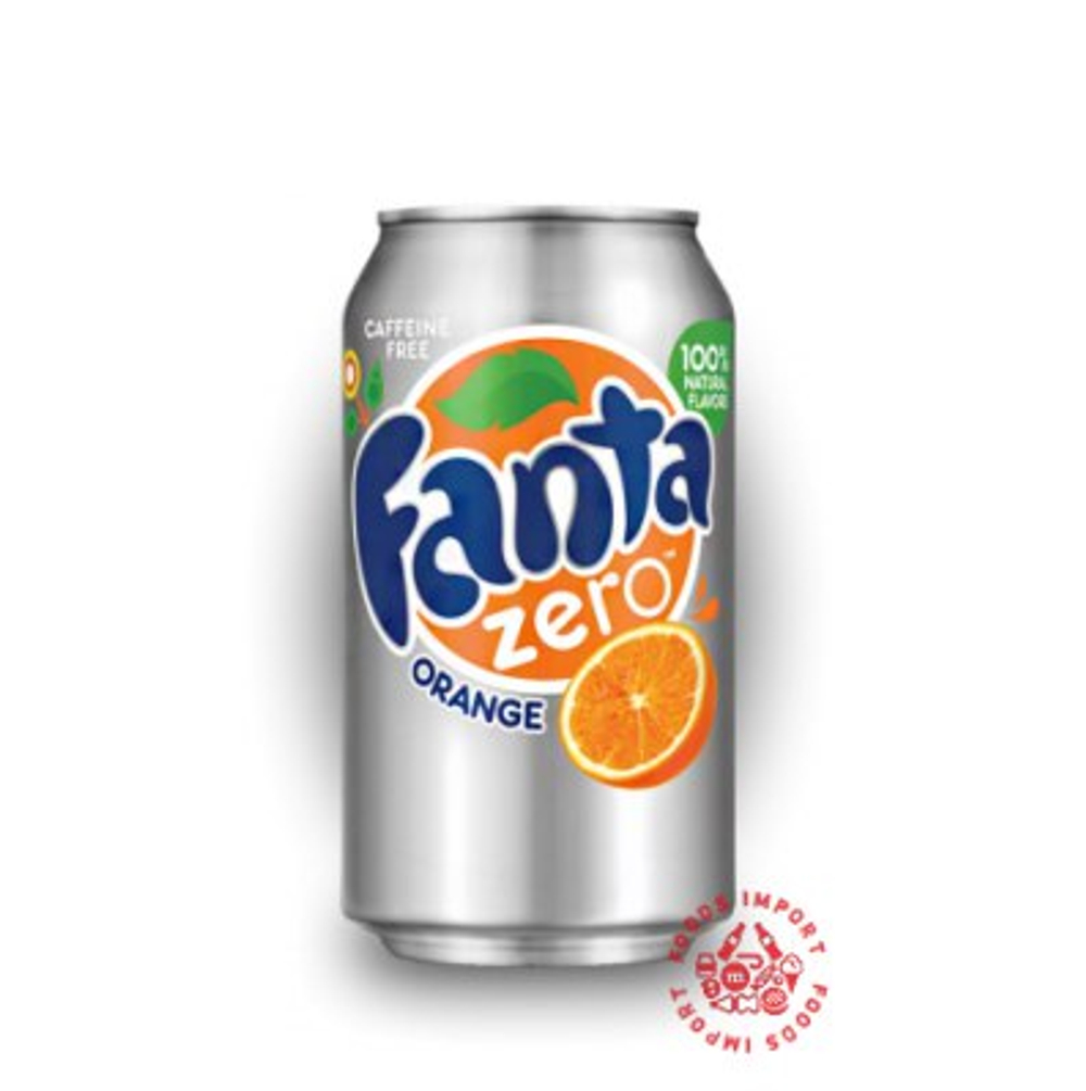 Напиток Fanta Orange Zero, б/а с/г, 330 мл, 24шт