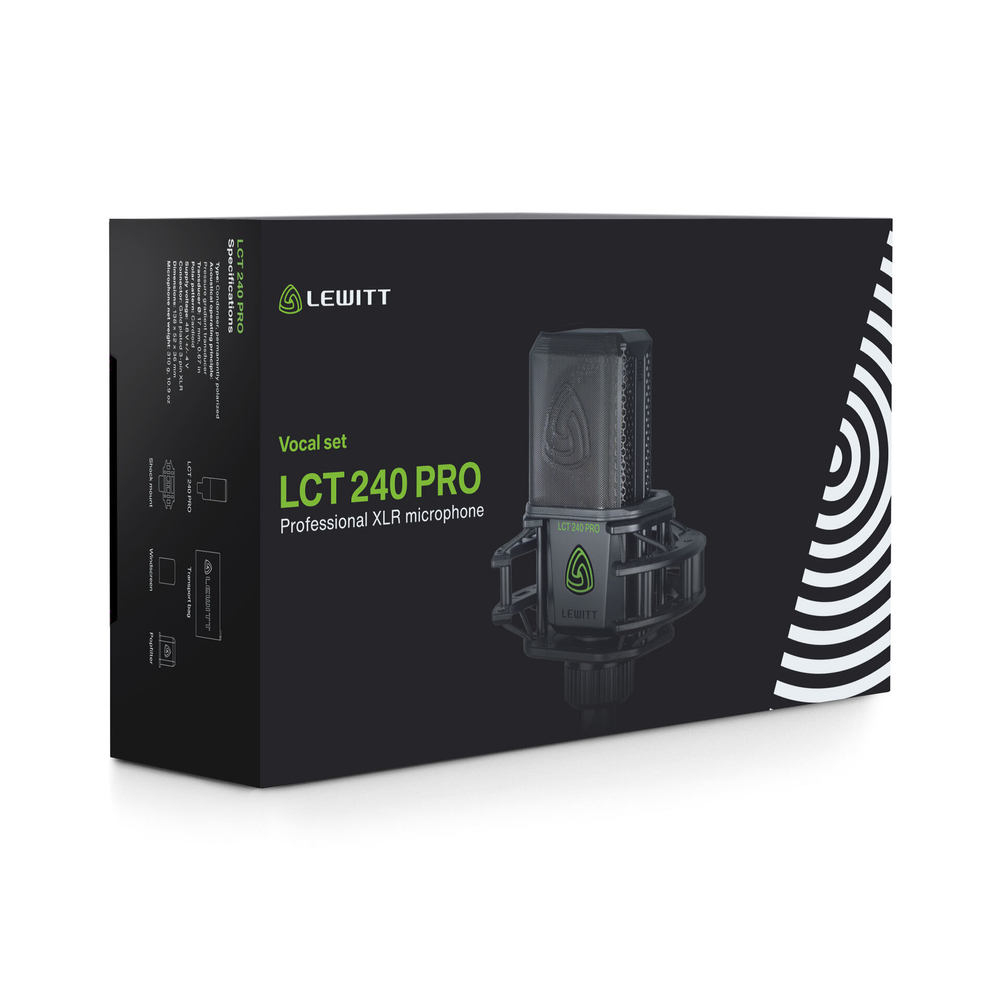 Студийный микрофон Lewitt LCT 240 PRO Bk Vocal set