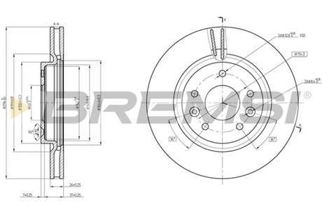 BREMSI - CD8466V