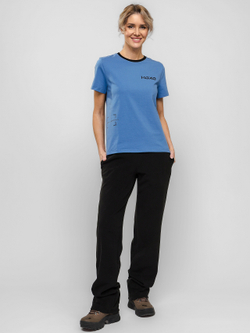 Футболка "НОХО" женская, цвет "Полуночная синева"