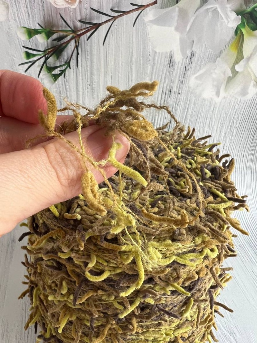 Пряжа Пальчики фантазийная декоративная 50g