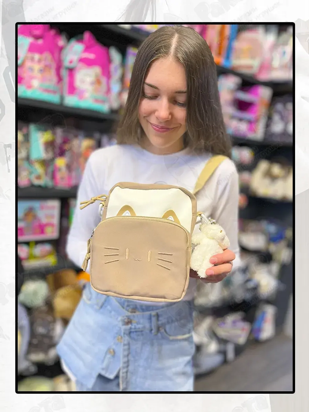 Сумка для девочки подростка Pusheen Cat сумочка Кот Пушин